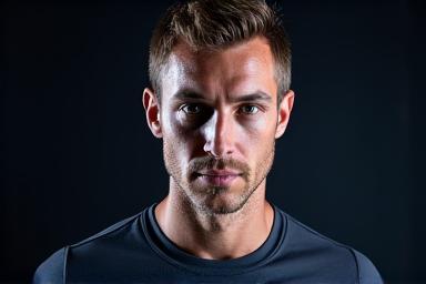 Portrait de Marc, préparateur physique, en tenue de sport