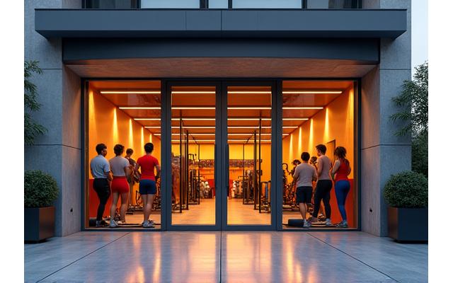 Photo de l'entrée lumineuse et moderne du Le Vrai Mouvement à Paris